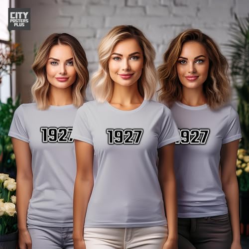 T-shirt femme 1927 gris idéal pour un look week-end décontracté