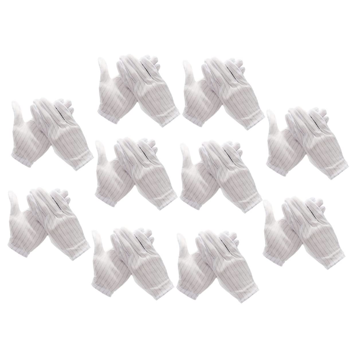 Uonlytech 4 Sätze Statische Arbeitsschutzhandschuhe Für Elektronikreparaturmechanikerhandschuhe Bequeme Passform Für Den Bau 10 Paar * 4
