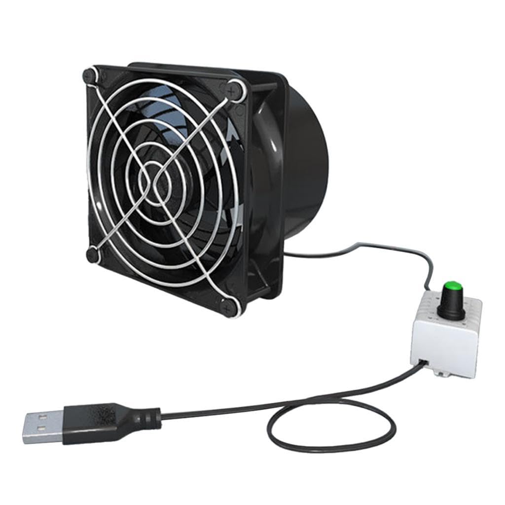 Merishopp Exhaust Fan Yacht Energy Saving Portable Ventilator for Window Toilets Attic Single Fan 4