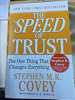 LEADING AT THE SPEED OF TRUST; 8 ITEM SET: PAPERBACK BOOK; SPIRAL BOOK; TRUST QUOTIENT REPORT SAMPLE; TRUST ACTION PLAN; WEEKLY INTEGRATION PROCESS; TRUST ACTION CARDS; GLASSES; ONE PARTICIPANT DVD B00A80WHMQ Book Cover