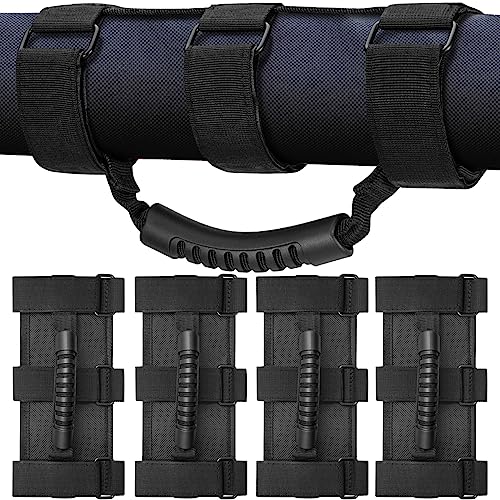 Image of moveland Grab Bar Handle, Fits 1.5-3 inch Roll Bars Wrangler /UTV /Quad ( 4 Pack)