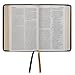 LSB Holy Bible, Compact Size, Black Premium Genuine Leather (Cowhide): Legacy Standard Bible in 2-Column, Black Letter Format with 2 Ribbon Markers and Gold Gilded Page Edges
