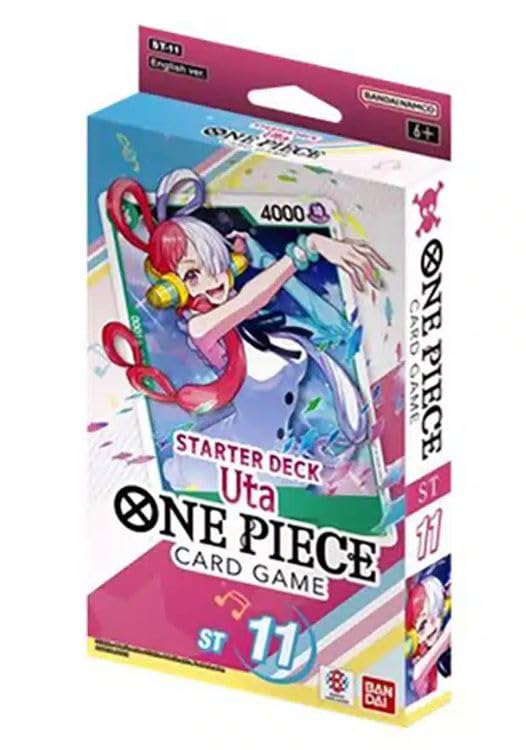 One Piece Starter Deck 11: Uta – Inglés + Heartforcards® Protección de envío