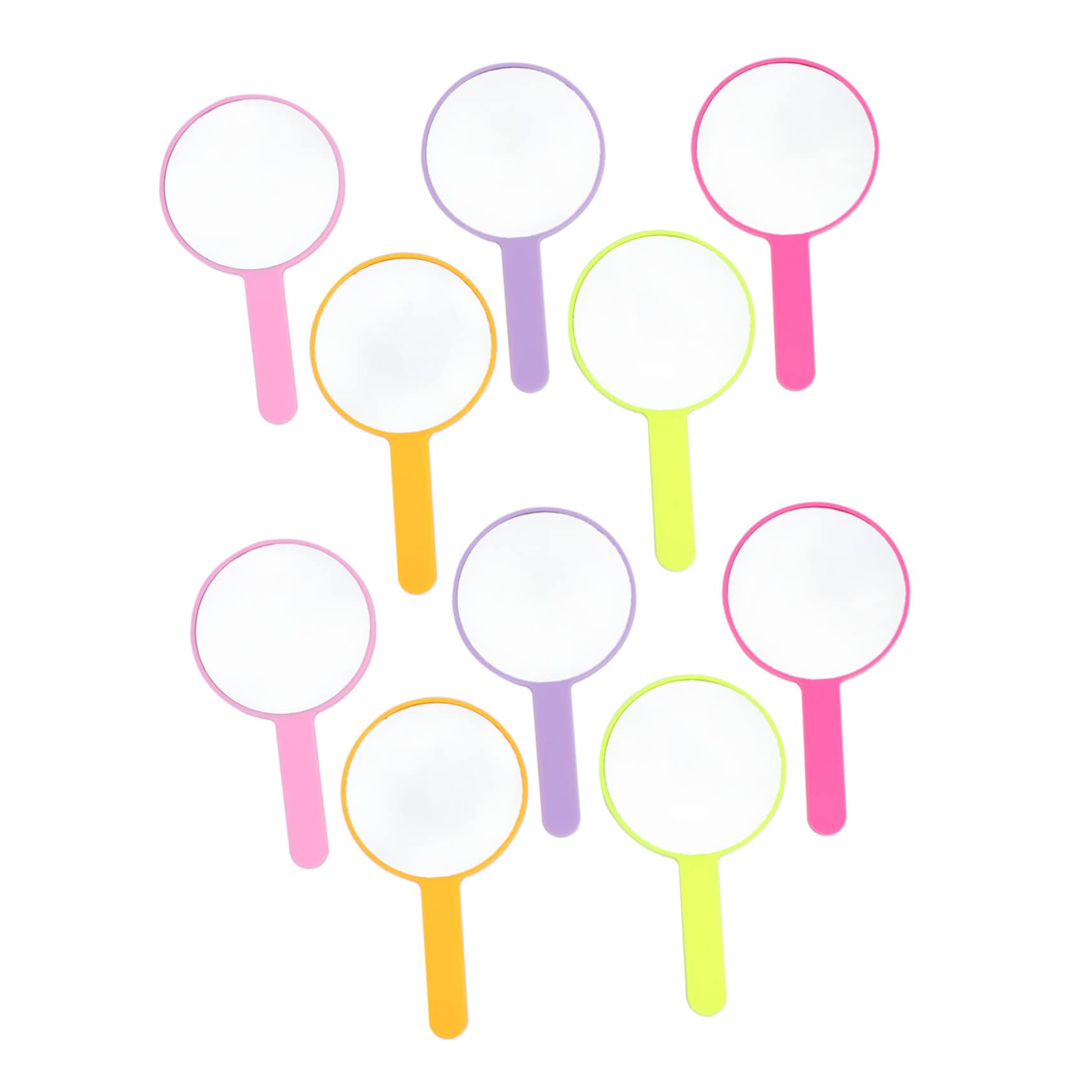 Miroirs de maquillage portables compacts pour retouches faciles sans fatigue avec poignée
