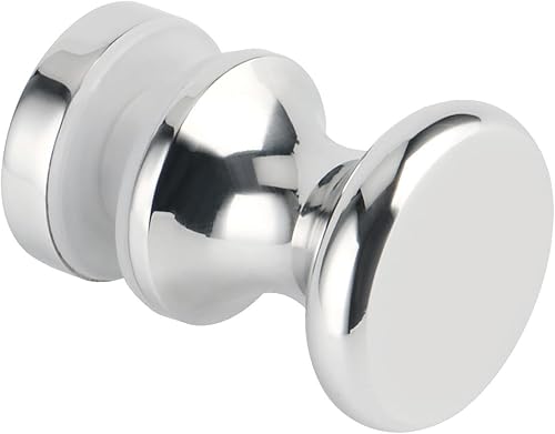 Alise Tirador de puerta de cristal para ducha, perilla de puertas corredizas de ducha, piezas de repuesto de hardware de un solo lado para puertas