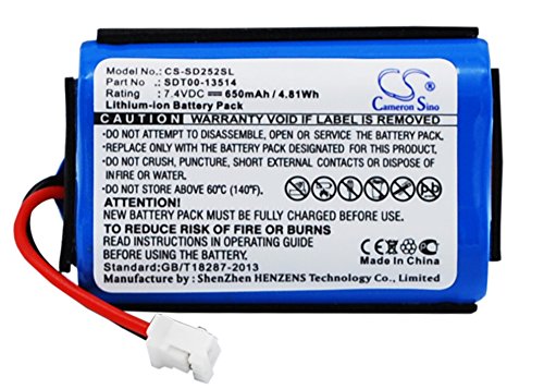Aibatu 7.4V 650mAh SDT00-13514 SAC00-13514 Battery Replacement is Compatible with Transmitter ST101-SP ProHunter 2525 ProHunter 2525 Transmitter SD-2525 SD-2525 Transmitter ST101-SP