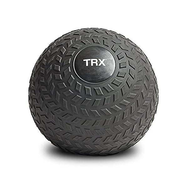 TRX Training Slam Ball, Easy- Grip Tread & Durable Rubber Shell
