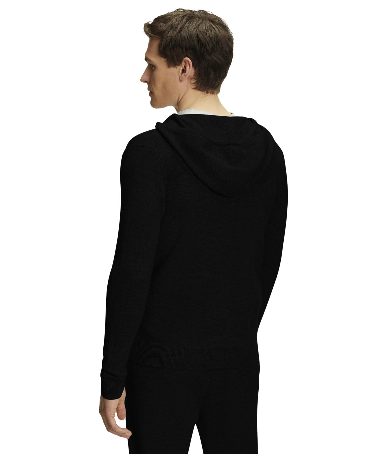 FALKE Herren Luxury Hooded Zip Jacket Kapuzenpullover hochwertig lässig