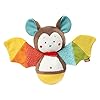 Fehn 067668 Staande Vleermuis, voor Baby’s en Peuters vanaf 0+ Maanden, Maat: 20 cm