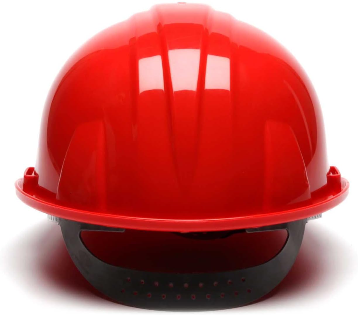 Hard Hat for Safety Construction Industrial Head Protection, Ridgeline Cap Style, Exceeds ANSI Z89.1, Ratchet Suspension, 2 PCS, Red