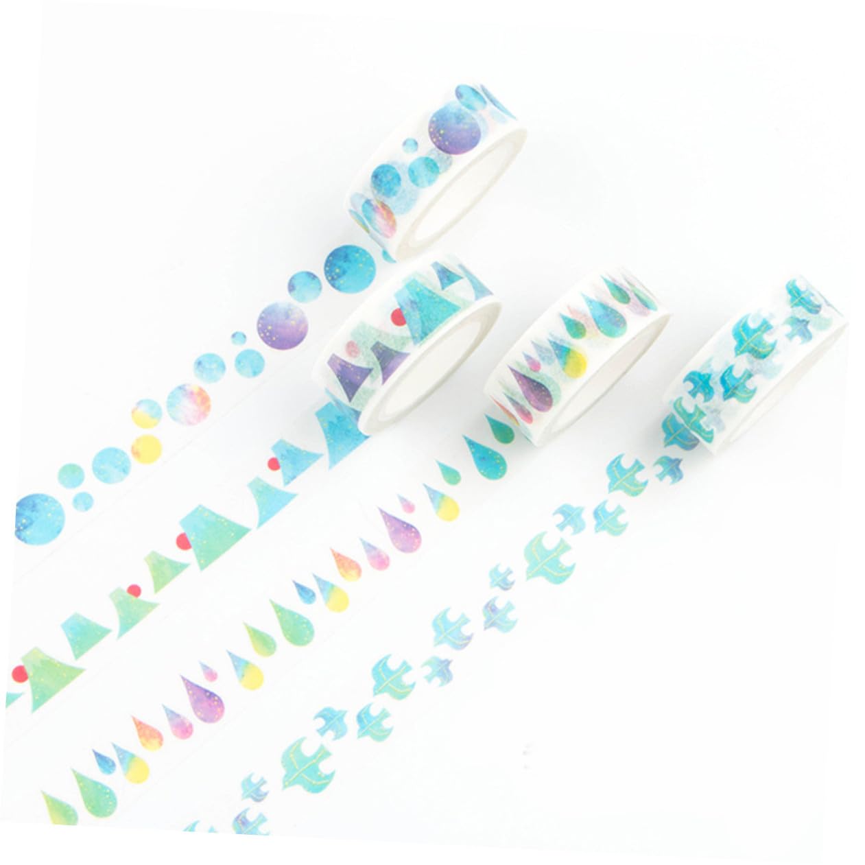 STOBOK 24piezas Cinta Washi para Manualidades Decoración y Scrapbooking Papel De Enmascarar Variedad De