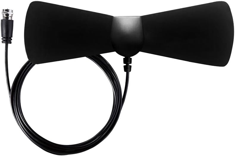 Digital Indoor HDTV Antenna HD TV Antenna 35 Miles Range with 9.8ft High Performance Coax Cable Super Thin and Lightweight.