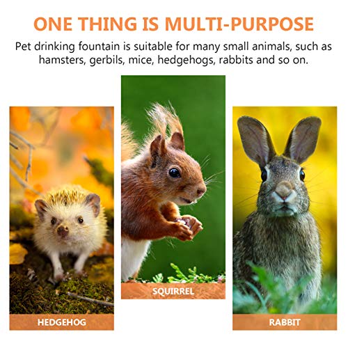 POPETPOP 2 Stuks Waterfontein voor huisdieren groot cavia honden hamster drinkfontein konijn drinkfontein roll-on waterfles hulpmiddel voor het voeren van huisdieren chinchilla - Image 7