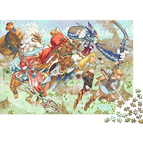 Zelda Puzzle 500 Piezas, Puzzle Adultos 500 Piece Jigsaw Puzzles para Adultos Puzzle De 500 Piezas...