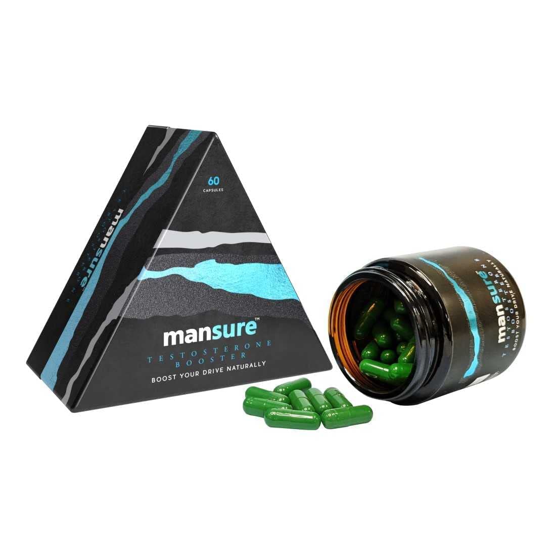 ManSure TESTOSTERONE BOOSTER for Men's Health 60 Capsules Amazon.in