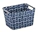 WENKO Panier de rangement Fedra M bleu - Panier de salle de bain Capacité: 5.2 l, Polypropylène, 24 x 17 x 15 cm, Bleu