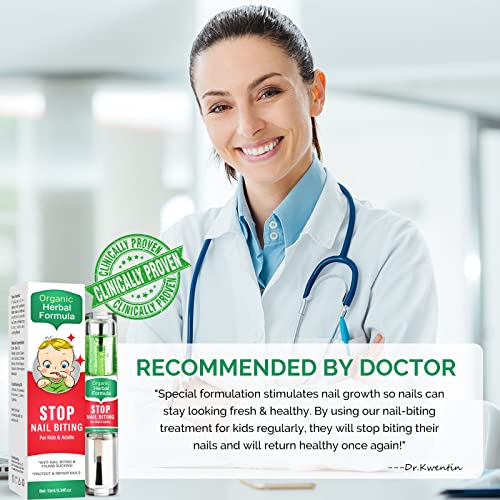 Nail Biting Treatment For Kids, Anti-Biting Thumb Sucking Stop Treatment For Kids Natural Nail Care, Safe & Effective #TOP7