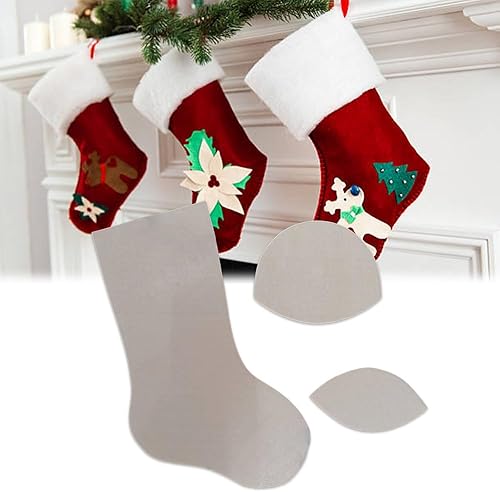 Miniatura 4 de Plantilla de calcetín de Navidad hecha a mano, 2023 nuevoUniversalpersonalizada, creativa, creativa, para calcetines de Nochebuena, plantilla de