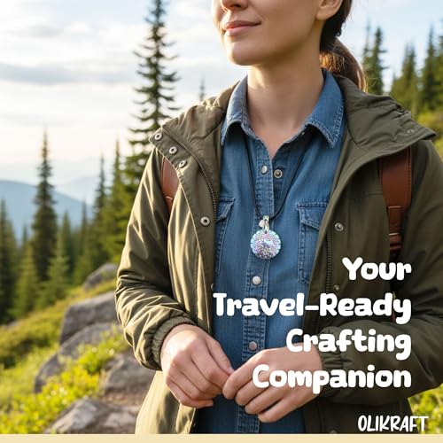 Image of Olikraft 4-Pack Yarn Cutter Pendant Set - Yarn Cutter Tool, Ideal for Knitting & Crafting, Easy Grip, Compact Design, Crochet Gifts for Crocheters (Rainbow)