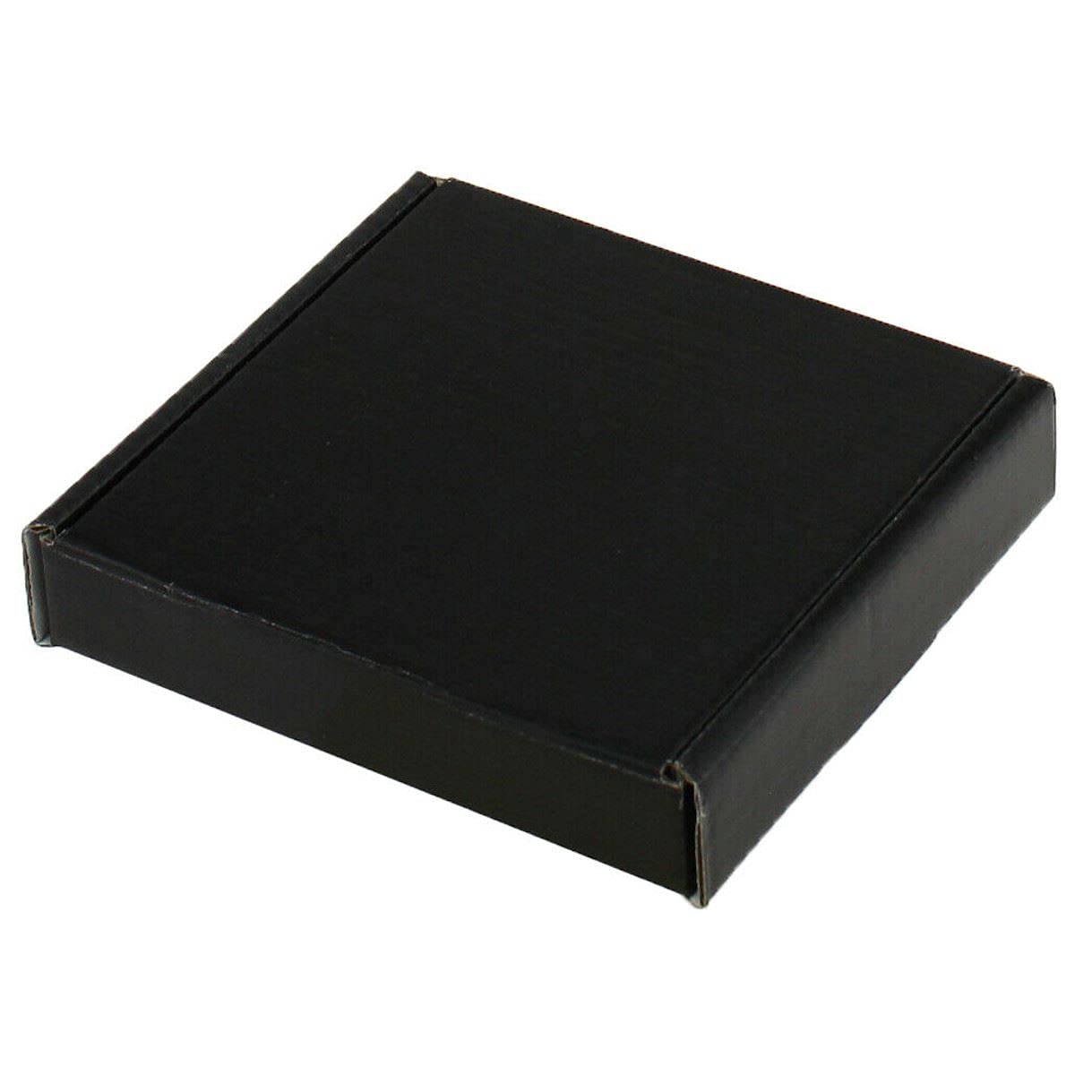 50 x C7 A7 Black Box 101x101x22mm (4x4x0.8") RM Large Letter Cardboard Shipping Mailing Boxes