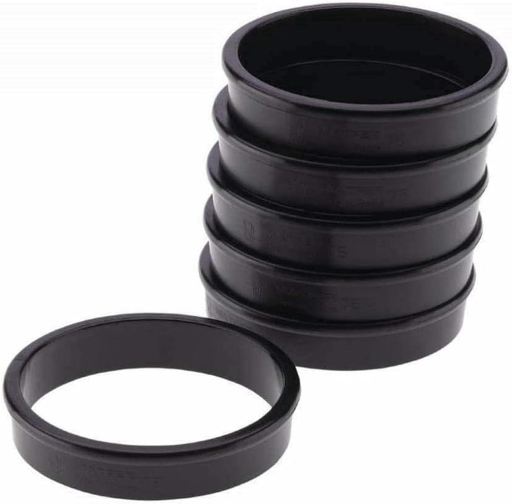 Matfer Bourgeat Exoglass® Tart Rings, 3", Pack of 6
