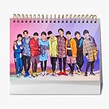 Snowman 目黒蓮 ラウール 岩本照 深澤辰哉 佐久間大介 【2026年度 2025年9月始まり】卓上カレンダー 装飾 便利 実用性 文房具 新年