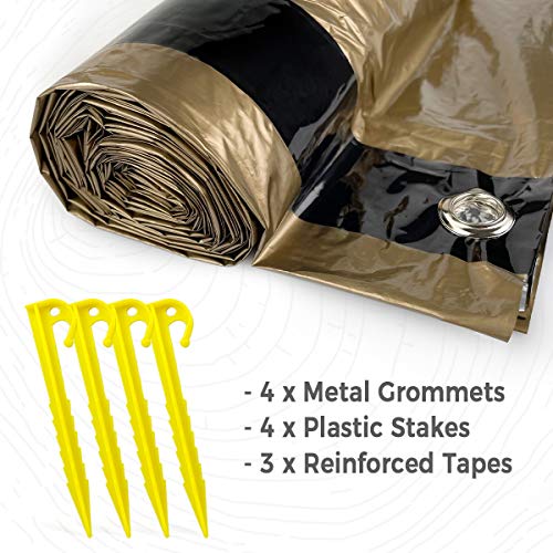 Bearhard Emergency Tent, 2 Person Tube Tent Survival Shelter with Paracord, Stakes Ultralight Survival Tent Emergency Shelter Use as Survival Gear Space Blanket for Camping, Hiking, Kayaking