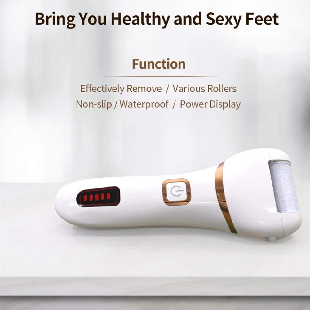 Lima para pies electrónica recargable para callos eléctricos Lima para pies de pedicura Lima seca con diseño impermeable IPX7