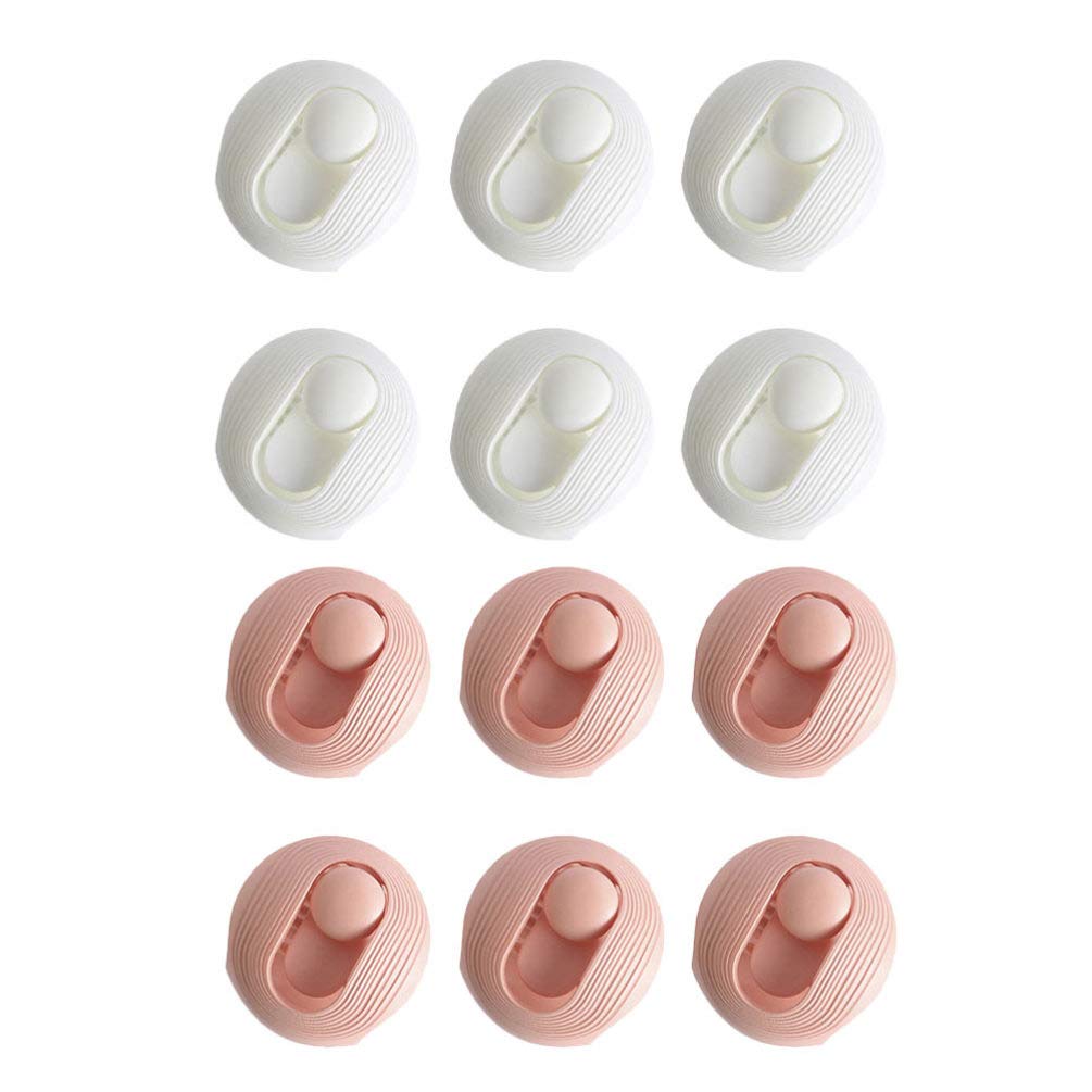 Cabilock 12pcs Non- Quilt Cover Clips Traceless Bed Sheet Fasteners for Secure Bedding Prevents Skidding Easy to Use Suitable for Comforters and Duvet Covers