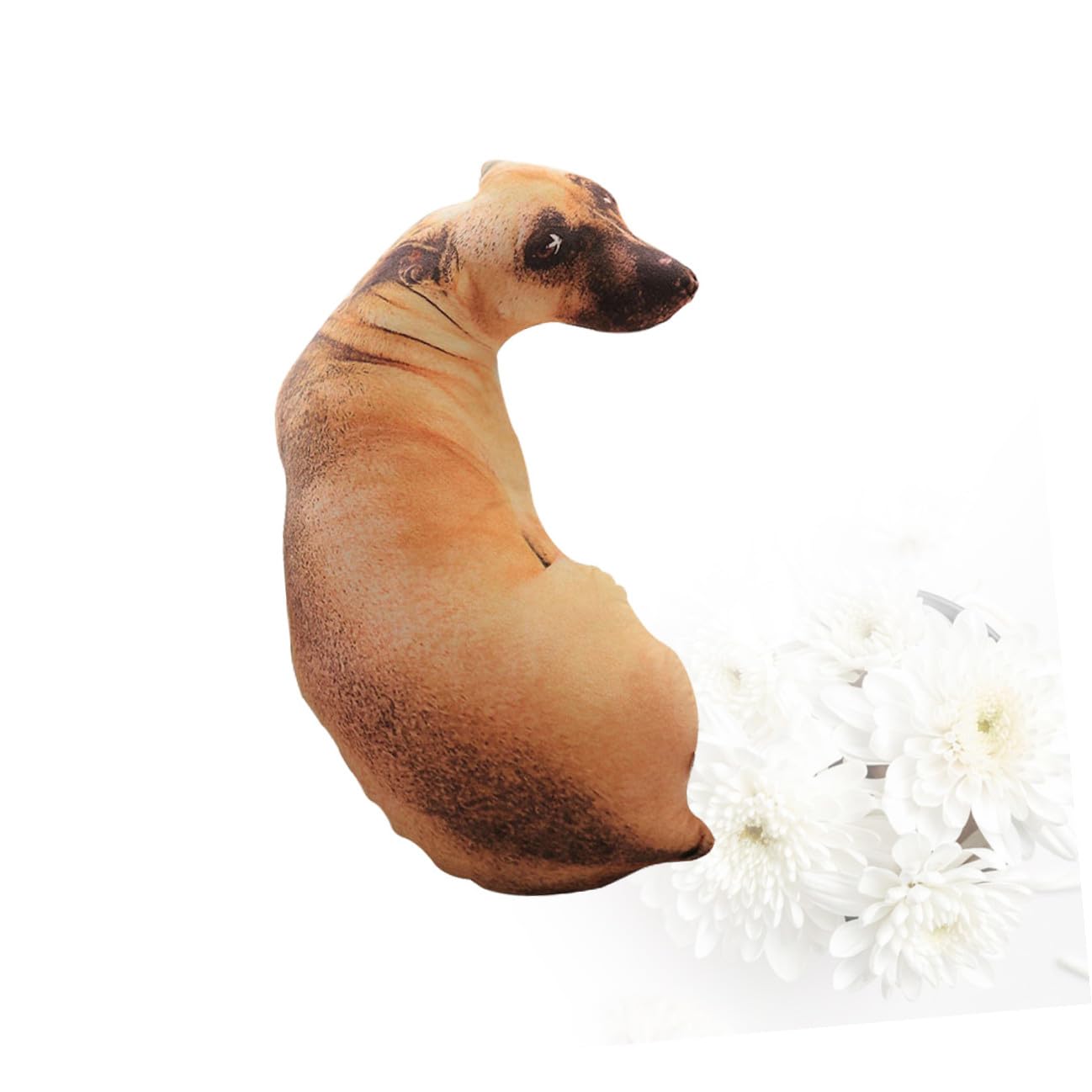 YARNOW 2 Cuscino Cane Simulazione Morbido Peluche Imbottitura PP Supporto per Letto Auto e Ufficio Decorazione Creativa e Regalo per