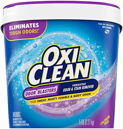 OxiClean Odor Blasters Odor & Stain Remover Powder, Laundry Odor Eliminator, 5 Lbs OxiClean Odor Blasters Odor & Stain Remover Powder, Laundry Odor Eliminator, 5 Lbs