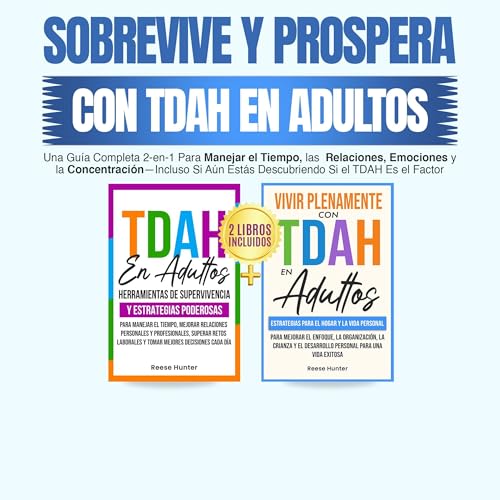 『Sobrevive y Prospera Con TDAH En Adultos』のカバーアート