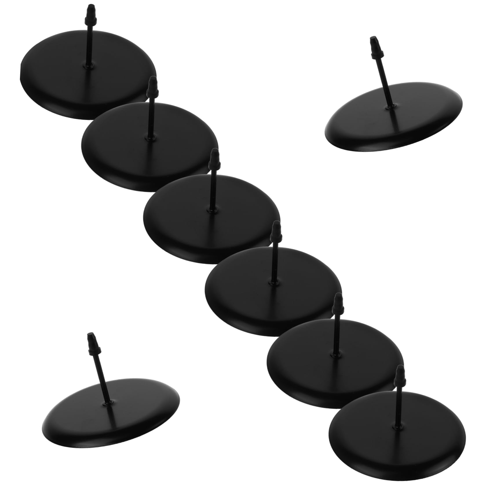 HOOTNEE 10pcs Candle Holder Holder Festival Candle Fixing Supplies Candle Fixators Candle Fixing Accessories Metal Tea Light Holder Cake Candle Clip Candle Rack DIY Candle Fixator