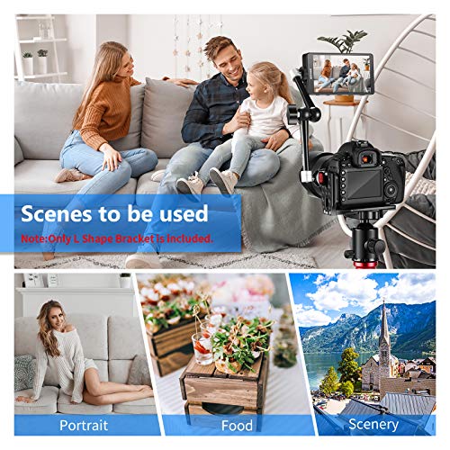 Image of Neewer L Shape Bracket Quick Shoe QR Plate Vertical Video Shooting Universal DSLR Camera L Bracket with 1 /4 Inch Screw Arca Swiss Compatible with DJI Osmo Ronin Zhiyun Canon Nikon Sony DSLR Camera