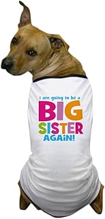 CafePress Big Sister Again Dog T Shirt Dog T-Shirt, Pet Clothing, Funny Dog Costume