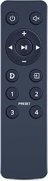 Replacement Remote Control for miniDSP V2 Compatible with 2x4HD,Flex,SHD Series,DDRC88/22,CDSP 8x12/8x12DL,Open DDRC,8x8 4x10HD,10x10HD,nanoDIGI 2x8 & miniSHARC Digital Signal Processors
