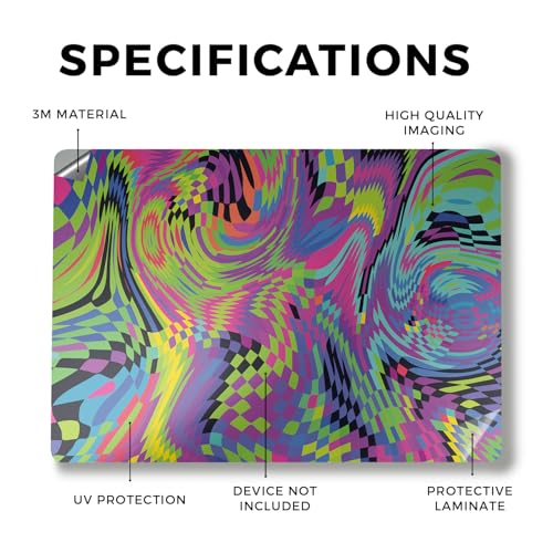 Image of Laptop Skin Compatible with Alienware M18 R2 (2024) - Dancefloor Trip - Premium 3M Vinyl Protective Wrap Decal Cover - Easy to Apply | Crafted in The USA by MightySkins