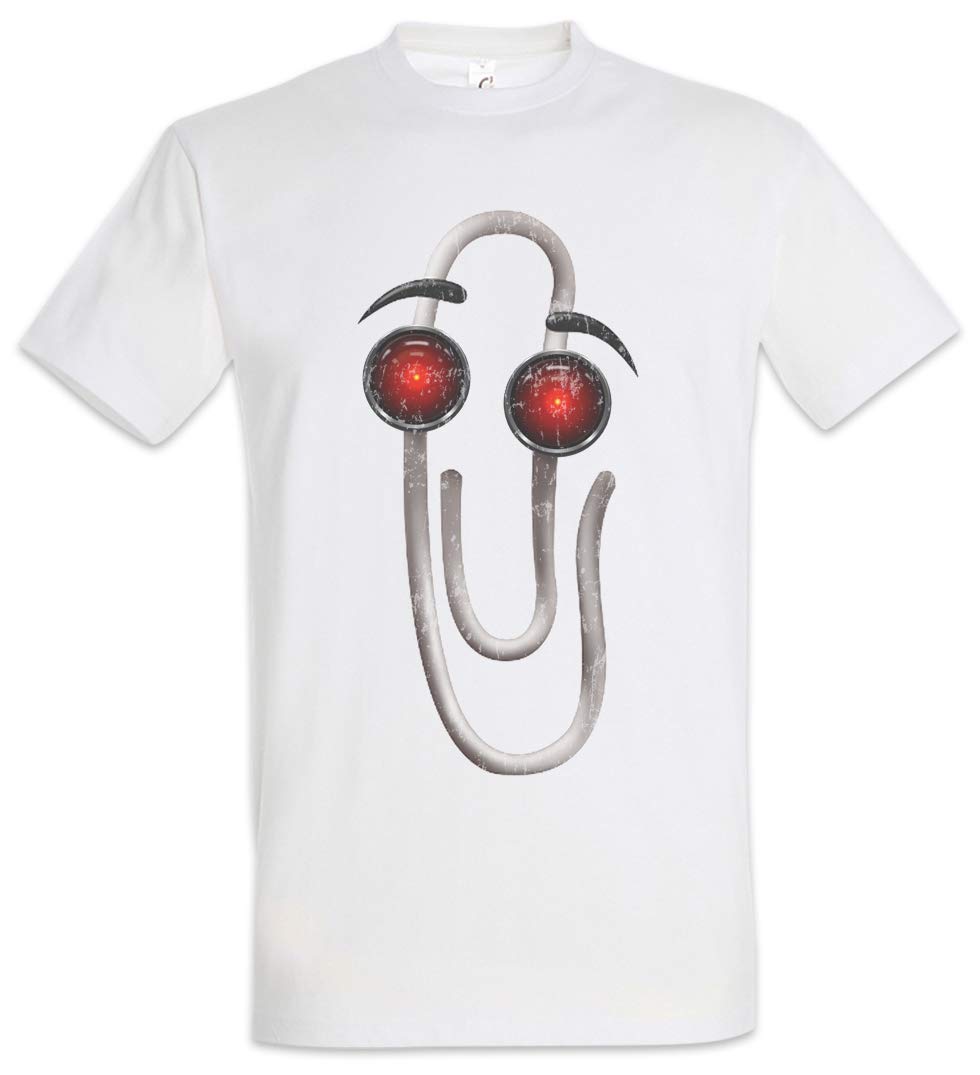 Urban Backwoods Clippynator Men T-Shirt White Size XL