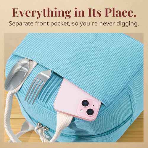 Image of LOVELYWIND Lunch Box for Women Cute Lunch Bags for Women Lunch Tote Bags Reusable Insulated Lunch Box Large Capacity Reusable Insulated Cooler for Work or Travel Gifts or Beach