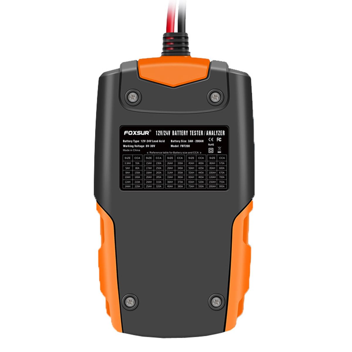 Alnicov 12V 24V Tester akumulatorów samochodowych Analizator akumulatorów LCD Narzędzie diagnostyczne ładowania samochodu Cyfrowy samochodowy tester akumulatorów diagnostycznych