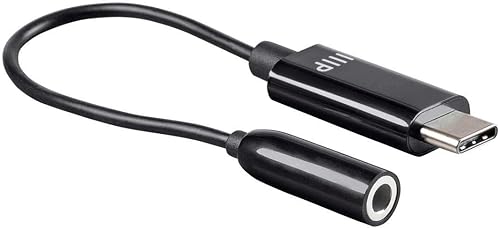 Miniatura 2 de Monoprice 133044 Adaptador de audio auxiliar USB-C a 0.138 in Negro para Google Pixel 2XL, Moto ZZ2, Essential PH-1, LG, HT y más