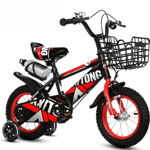 NIGOEの子供用自転車は、高炭素鋼製で、補助輪、フェンダー、バスケット、調節可能なシートを備えています。男女兼用で、12/14/16/18/20インチのサイズをご用意しています。幼児、ランニングバイク、バランス感覚の発達に最適です。誕生日プレゼントにも最