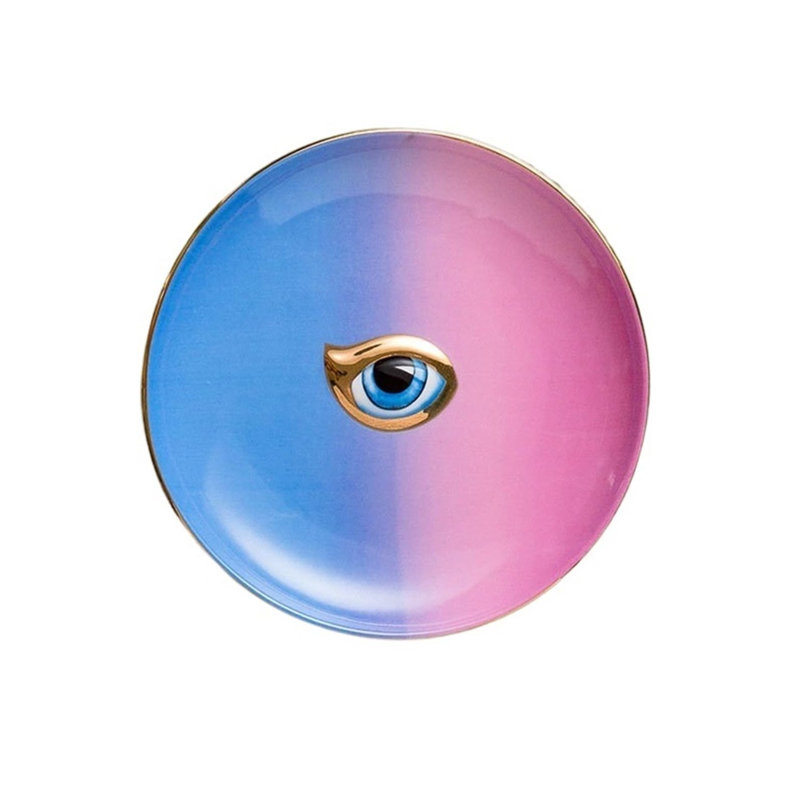 RRYPBOVG Ceramic Jewelry Dish Ceramic Decorative Plate Colorful Jewelry Storage Tray Desk Trays Candy Dish(Color-02)