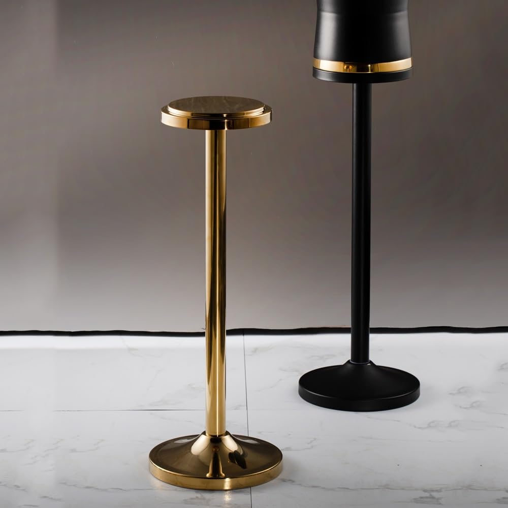 Raffreddatore isolato per vino Champagne secchiello per ghiaccio in acciaio inox con supporto per vino, birra, KTV, club, bar, barbecue, festa di nozze, vasca bevanda(Gold)