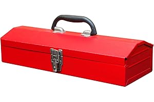 Torin Big Red Portable Small Metal Toolbox withHip Roof Design