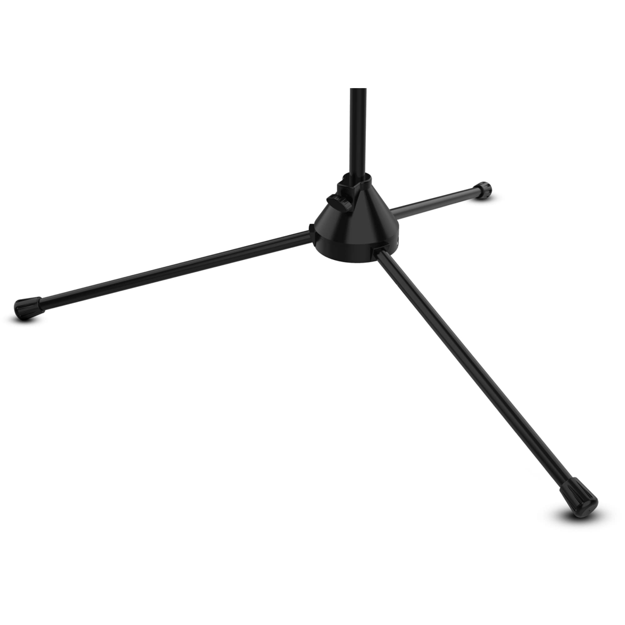 Audibax Ayra 10 Nero - Supporto per Microfono da Pavimento - Supporto con Braccio Regolabile e Clip per Microfono - Supporto per Microfono con Base - Design Pieghevole e Regolabile in Altezza