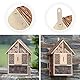 CKB LTD Großes Insektenhotel aus natürlicher Holzrinde, für Bienen, Marienkäfer, Schmetterlingshaus, Holz, Außenunterstand, Gartennest, Garten, Haus, Outdoor-Lebensraum, groß, 30 x 10 x 39 cm