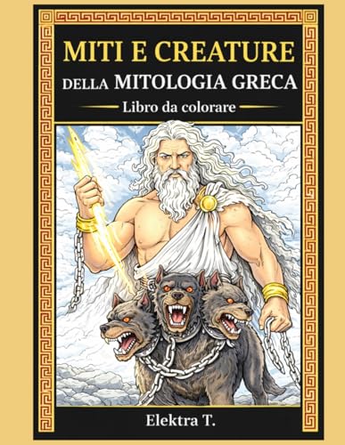 Miti e creature della mitologia greca: libro da colorare