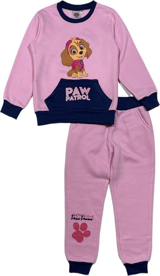 arlis Ensemble Jogging Pat Patrouille - Finitions élastiquées (FR/ES, Âge, 8 ans, Taille normale, Jogging-A)