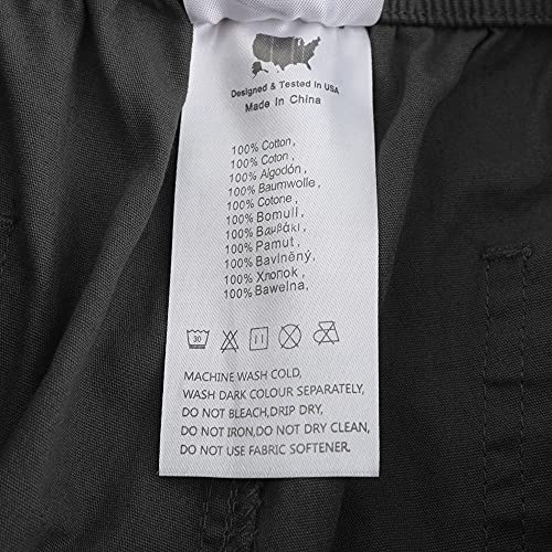 Vayager Men's Cargo Shorts Cotton Lightweight Multi Pocket Casual Outdoor Hiking Shorts #TOP4